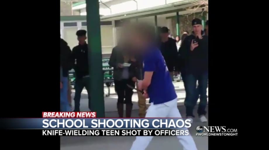 Video: SRO Shoots Knife-Wielding Student at NV High School