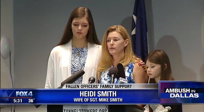 Video: NY Charity Pays Off Mortgages for Families of Fallen Dallas Officers