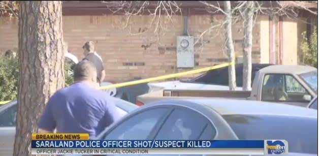 Video: Alabama Officer Shot in Head, Suspect Killed