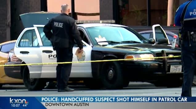 Video: TX Man Shoots Himself Inside Police Car, In Critical Condition