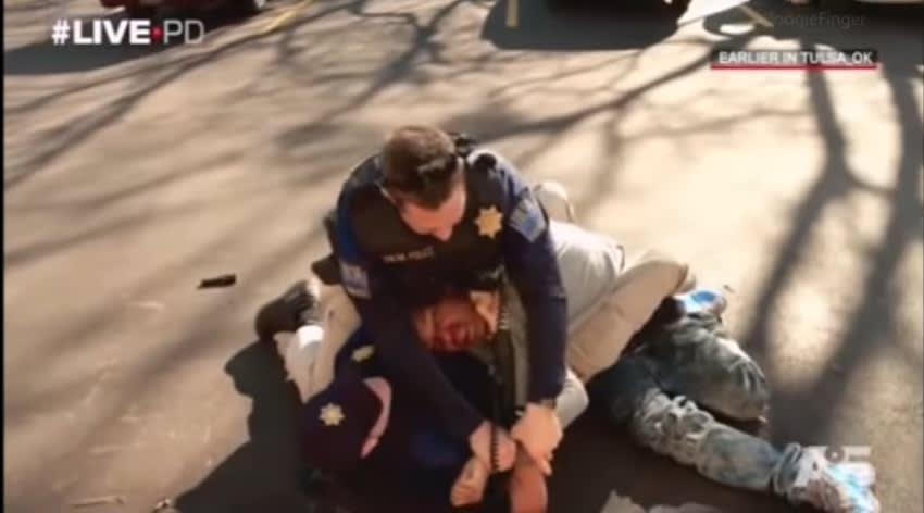 Video: A&E's "Live PD" Videos Tulsa Officers Struggling with Gun-Carrying Suspect