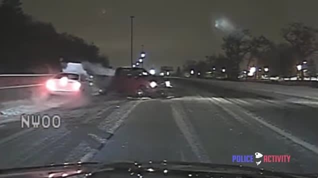 Video: MI Officer, Woman Struck by Vehicle on Highway