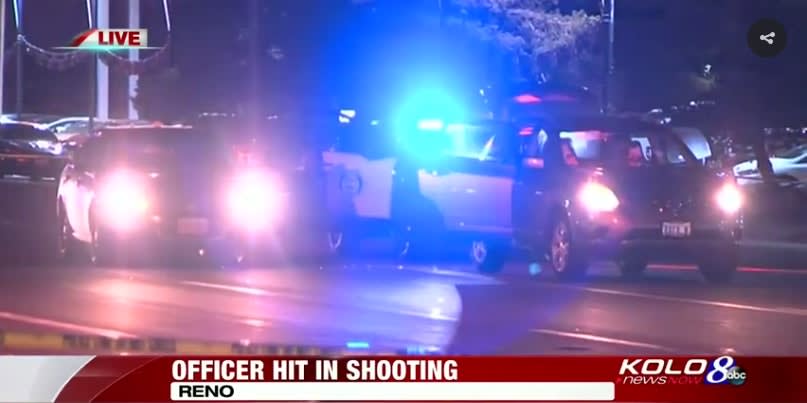 Video: NV Officer Shot, Manhunt Underway for Suspect