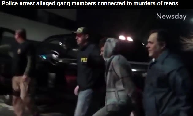 Video: Suspected MS-13 Gang Members Arrested in Connection to NY Teens' Murders