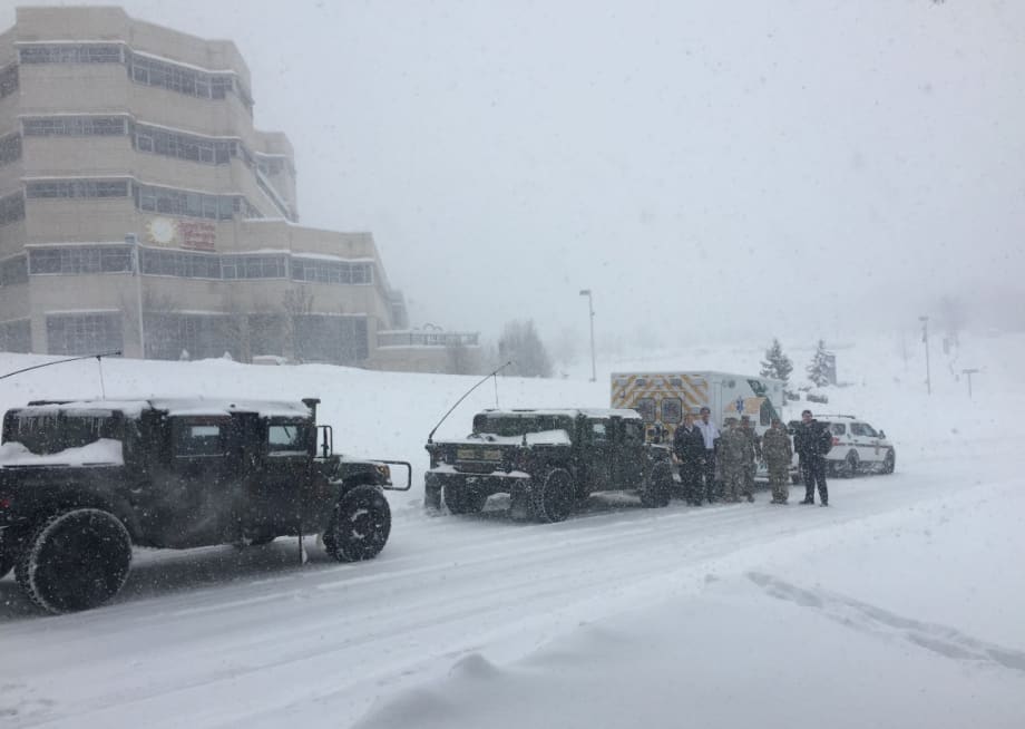 PA Troopers, National Guard Escort Infant through Blizzard to Lifesaving Medical Care