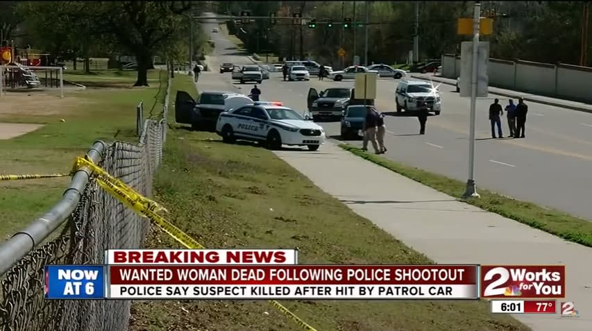 Video: OK Officer Kills Woman with Patrol Car to End Gunfight