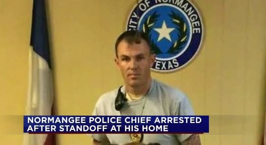 Video: TX Police Chief Arrested After Standoff at His Home
