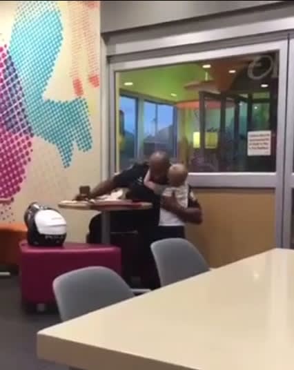Video: TX Officer in Viral Hug Video Says It 'Meant the World to Him'