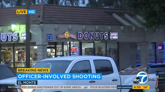 Video: CA Police Shoot Knife-Wielding Man Demanding Coffee, Donuts
