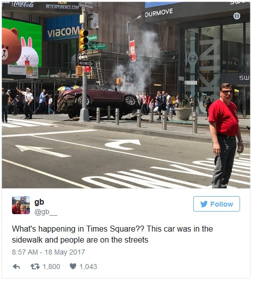 1 Dead, Several Injured as Car Hits Pedestrians in Times Square