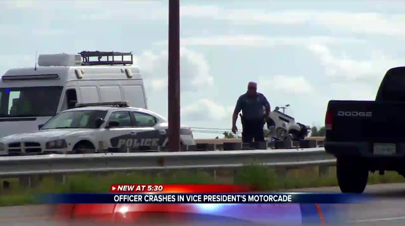 Video: CO Motor Officer Injured in Crash Escorting VP Pence's Motorcade