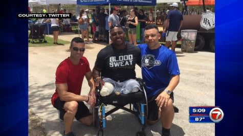 Video: FL Police Major Who Lost Legs Inspires Fellow Officers