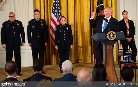 President Trump Honors First Responders Who Stopped Attack on Congressional Republicans
