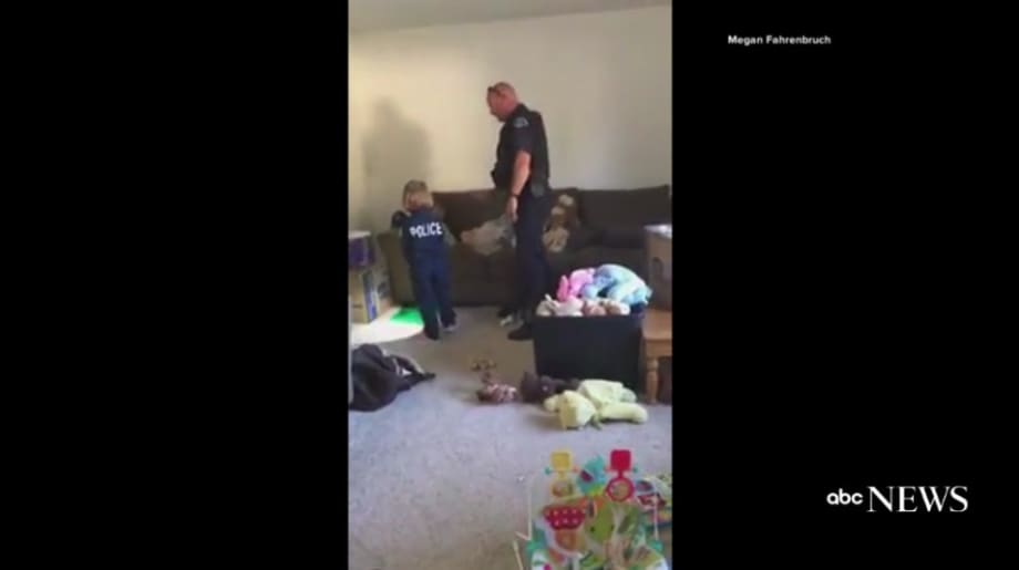 Video: 4-Year-Old Asks CO Officer to Check for Monsters in New Home