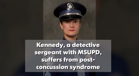 Video: MI Police Officer Recovering From Brain Injury