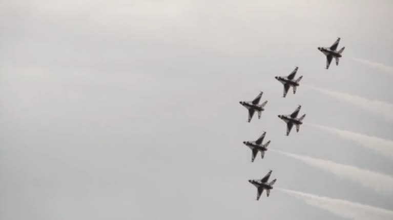 Video: USAF Performance Team Pays Tribute to Fallen OH Officer