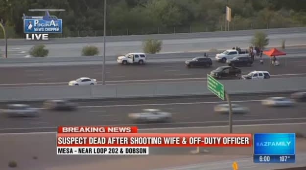 Video: Suspect Dead After Shooting Wife and Off-Duty AZ Officer