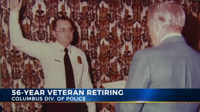 Video: Longest-Serving Columbus, OH Police Officer Retires