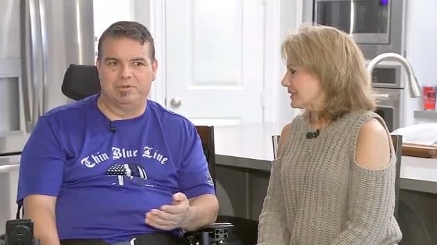 Video: Houston PD Officer Paralyzed in Shooting Released From Hospital