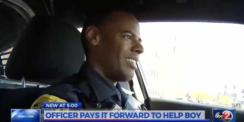 Video: WI Officer Cheers Up Boy Alone on His Birthday
