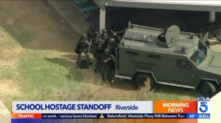 Video: Police Rescue Teacher Held Hostage at CA Elementary School