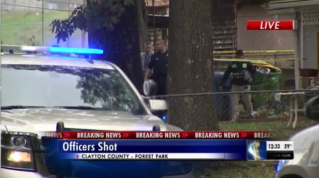 Video: 2 Georgia Officers Shot; 1 in Critical Condition