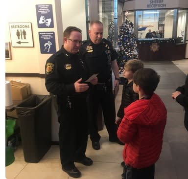 Boys Donate Their 2018 Allowance Money to Family of Fallen CO Deputy