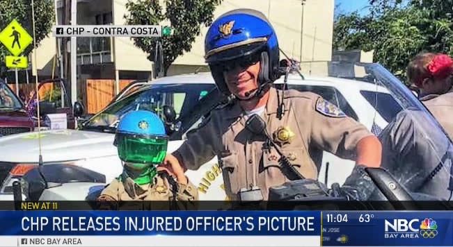 Video: CA Officer Struck by Truck in Crash Caused by DUI Suspect, Suffers Major Injuries