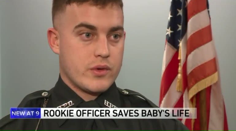 Video: Indiana Officer Saves Toddler's Life First Day On The Job