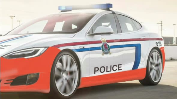 Luxembourg Police to Use New Tesla Model S Police Cars for Patrol