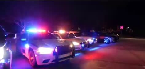 Video: Orlando Officers Use Vehicle Lights to Boost Morale of Hospitalized Children