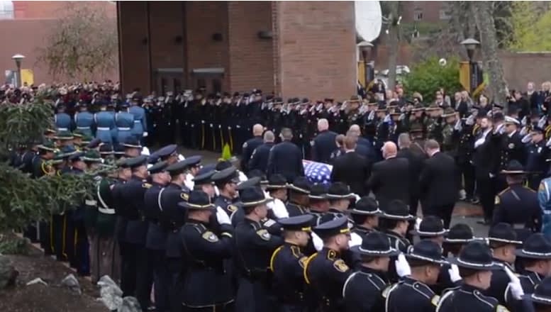 Video: Thousands Gather to Remember WA Deputy Slain Responding to Robbery