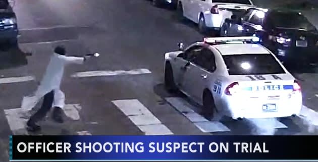 Video: Trial for Philly Officer's Accused Shooter Begins