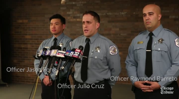 Chicago Officers Rush Into Burning Home Looking for Residents