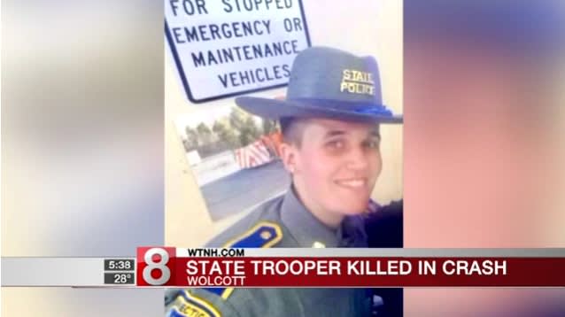 Video: Connecticut State Trooper Killed in Off-Duty Crash