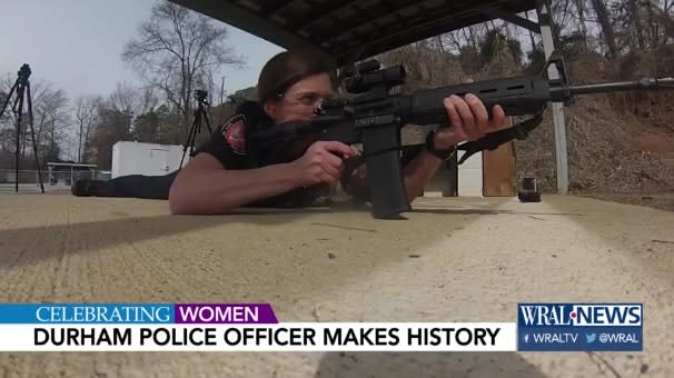 Video: NC Officer Becomes Department's First Female Sharpshooter