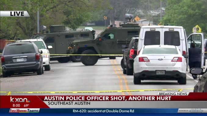 Video: 2 Texas Officers Injured Responding to 911 Call, Suspect Dead