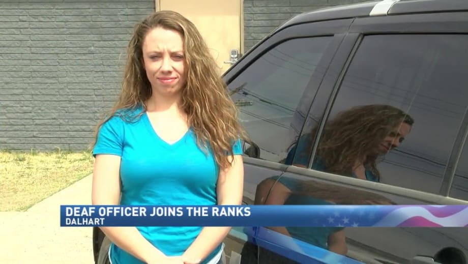 Video: Department Hires First Deaf Female Officer in Texas