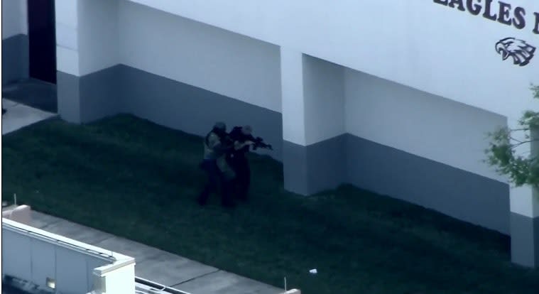 Video: Officers Say They Went Past Deputies into Parkland School During Shooting