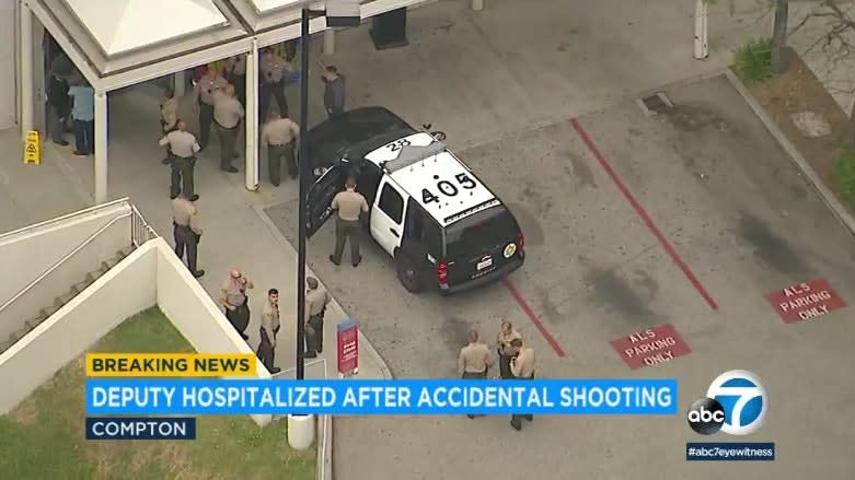 L.A. Deputy Injured in Apparent Accidental Shooting