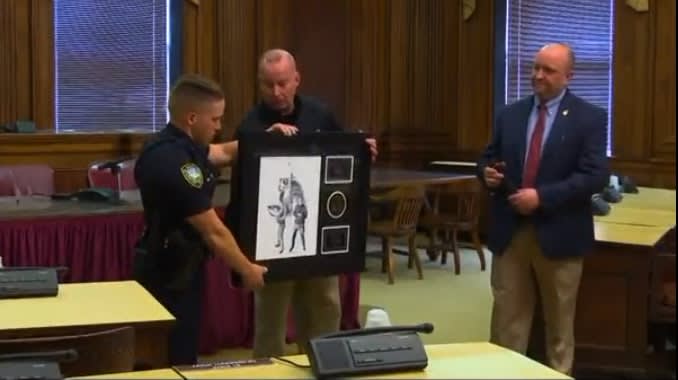 Video: West Virginia Officer Shot in Burglary Recognized for Bravery