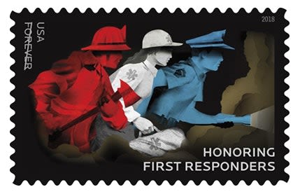 New Postal Service Stamp Honors Police, Other First Responders