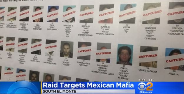 Video: FBI Raids Target Mexican Mafia's L.A. Jail Drug Trafficking