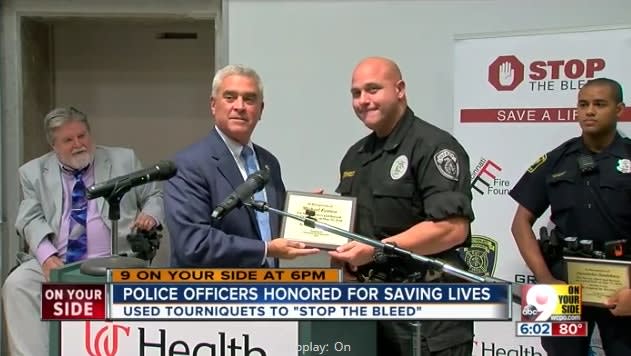 Video: Ohio Officers Honored for Saving Lives With Tourniquets