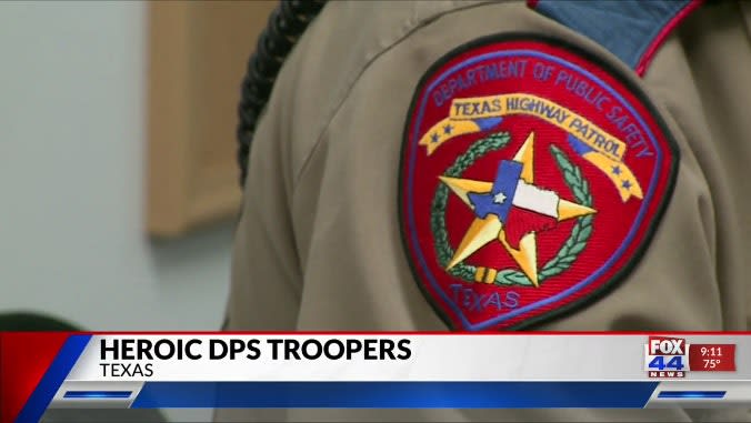 Video: Texas Troopers Presented with Lifesaving Awards for Heroism