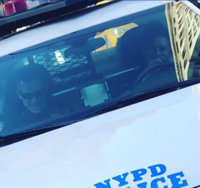 Video: NYPD Officer Sings Backstreet Boys Over Patrol Car Speakers