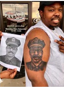Fallen SC Officer's Son Gets Tattoo to Honor Father