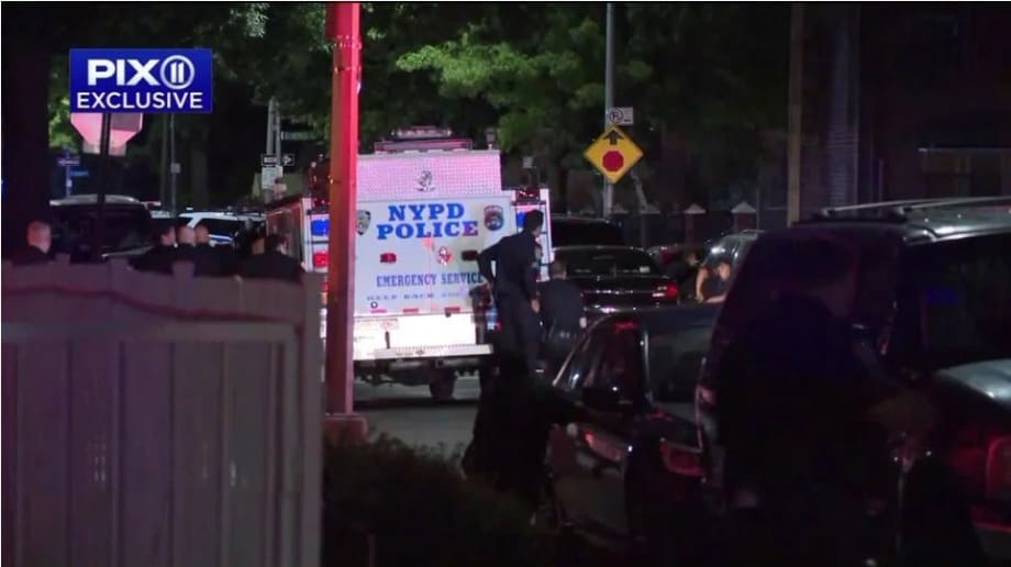 Videographer Captures Officers Coming Under Fire in New York