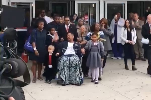 NYPD Officer Badly Injured in Deadly Fight Emerges from Coma