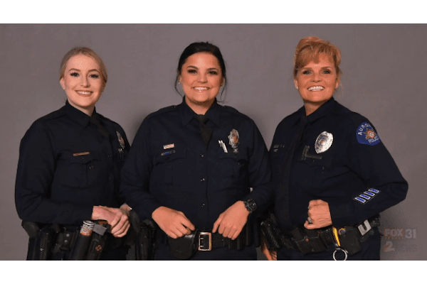 Female Colorado Officer Welcomes 2 Daughters to Police Ranks